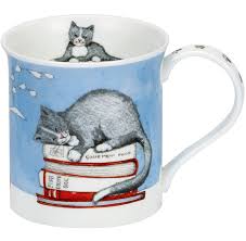 Dunoon-Bute-Contented cat 2-Mug-Tasse
