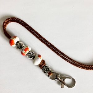 Pfeifenband - Schmuckband - braun - 1115