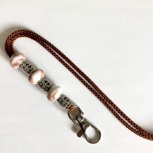 Pfeifenband - Schmuckband - braun - 1134