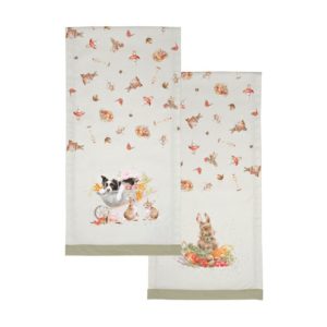 -4Wrendale Design-Hannah Dale-England-Tischset-Tischläufer-Border Collie-Kaninchen-Hasen-Pilze-3