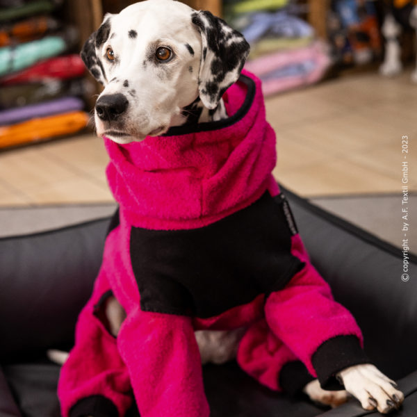 Action Factory-DryUP Cape ZIP Fit-Bademantel-Hundebademantel-Frotee-saugfaehig-ganzkoerper-pink-1