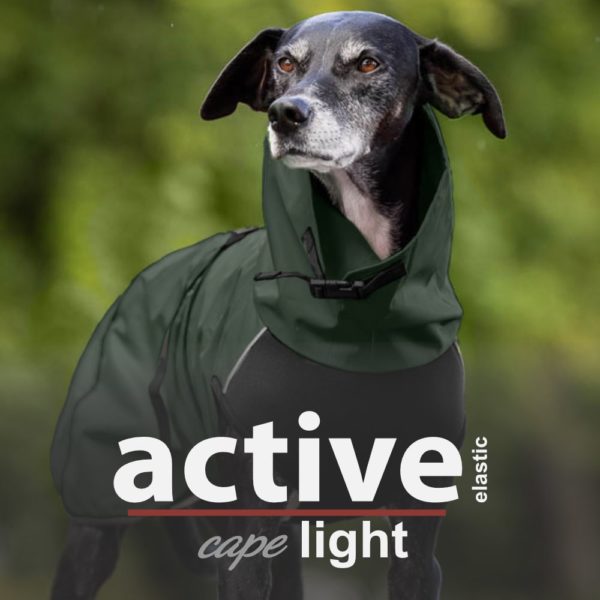 Action-factory-Cape-Hundecape-Mantel-Hundemantel-Active-Cape-elastic-light-warm-wasserdicht-forest-green-gruen-mini