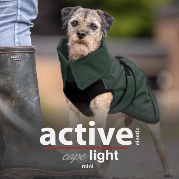 Action-factory-Cape-Hundecape-Mantel-Hundemantel-Active-Cape-elastic-light-warm-wasserdicht-forest-green-gruen-mini