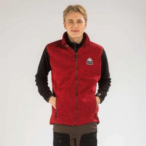 Arrak-Weste-Fleece-Damen-Outdoor-Bekleidung-Hundesport-Gartenarbeit-unisex-schwarz