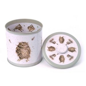 BT001-Wrendale-Designs-Owl-Biscuit-Barrel-Pfoetli Shop-Geschenk-Eule-Keksdose-Gutzidose-Aufbewahrung-Owl