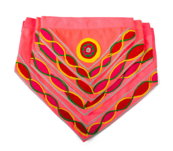 DWAM - Bandana - Hund - Hippie - Poppy bloom - orange – Bild 2
