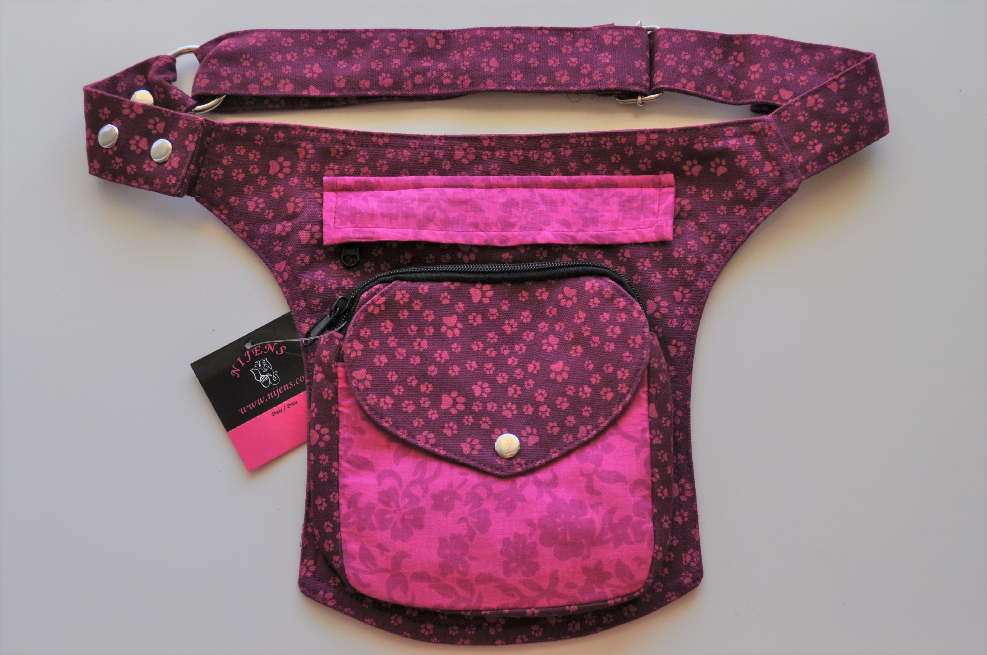 BauchgurtHueftgurtBauchtascheHip BagHundespaziergangHundPfoten