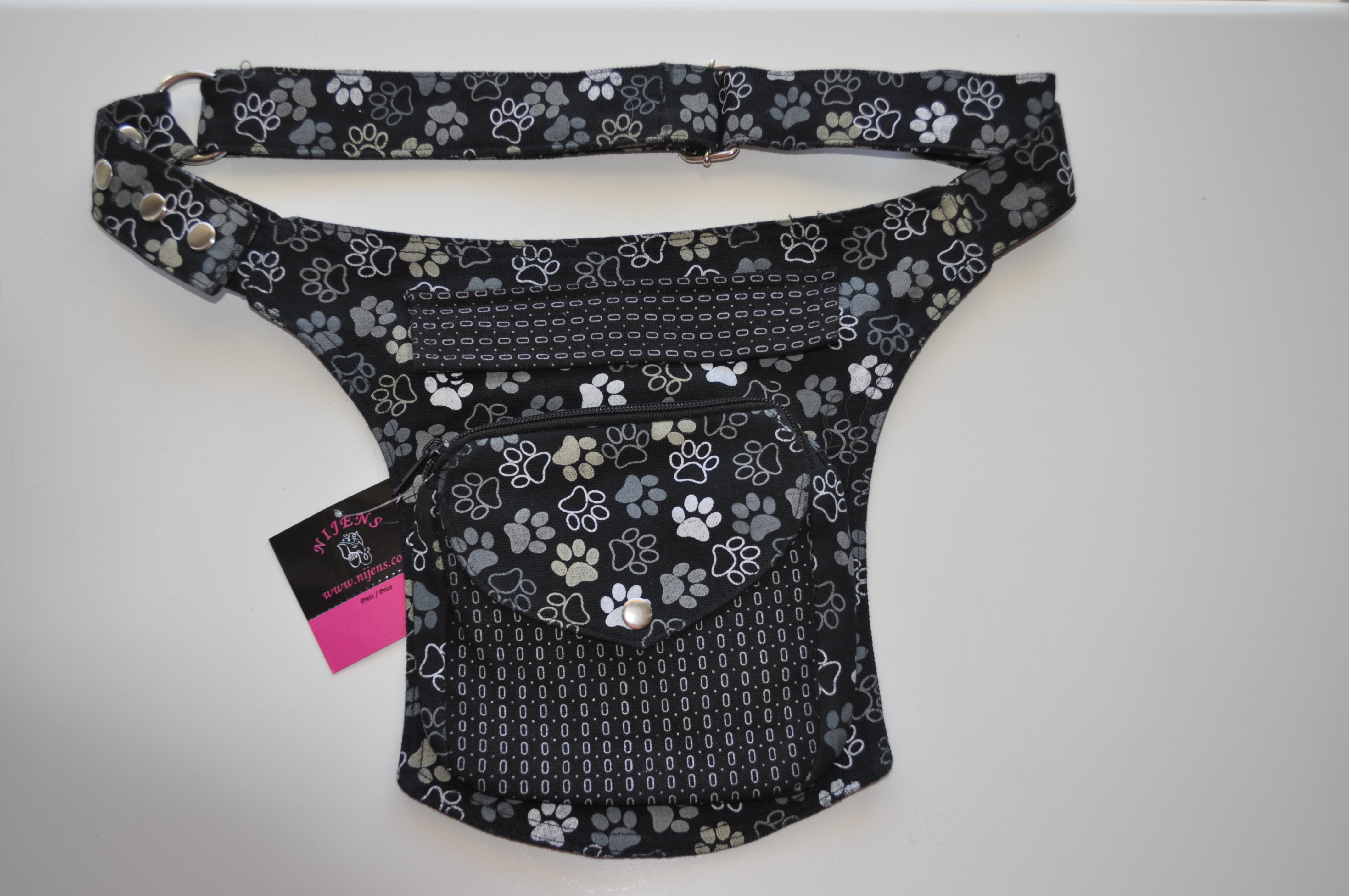 BauchgurtHueftgurtBauchtascheHip BagHundespaziergangHundPfoten