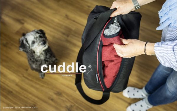 Hundebett - Cuddle Up burgundy - 3 Grössen – Bild 8
