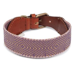 Buddys-Halsband-Hundehalsband-geflochten-bio-peruvian-indian-geschmeidig-Capri Bella