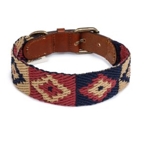 Buddys-Halsband-Hundehalsband-geflochten-bio-peruvian-indian-geschmeidig-Peruvian Indian Summer
