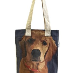 Canvas Bag-Tasche-Einkaufstasche-Baumwolle-Innentasche-langer Henkel-Druck-Hund-Hundeliebhaber-Geschenk-Geschenkidee-Labrador