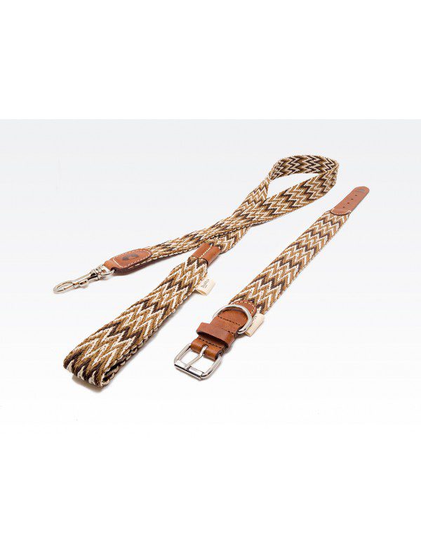 Buddys Peruvian Hundehalsband Peruvian brown – Bild 3