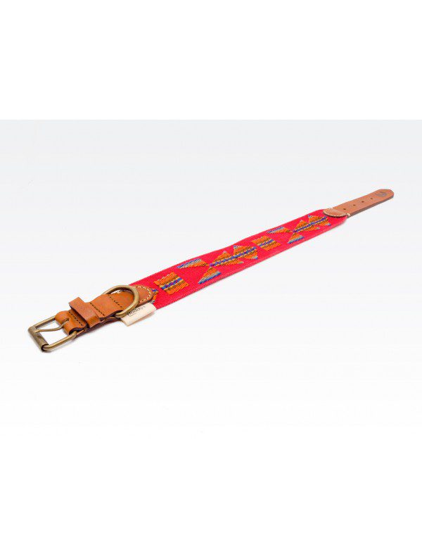 Buddys Peruvian Hundehalsband Etna red – Bild 2