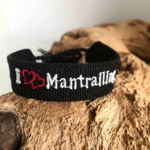 Cotton Armband-Armband-Baumwolle-gewoben-trendig-Mantrailing-i love mantrailing-Herz-weiss-schwarz-rot-1