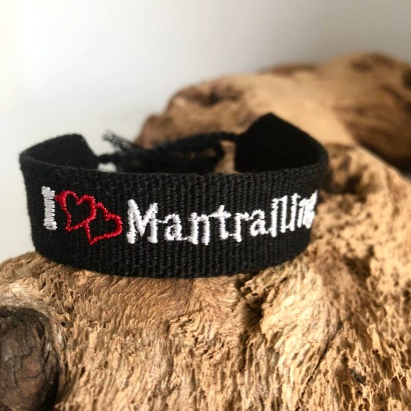 Cotton Armband-Armband-Baumwolle-gewoben-trendig-Mantrailing-i love mantrailing-Herz-weiss-schwarz-rot-1