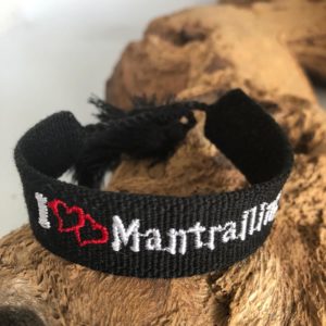 Cotton Armband-Armband-Baumwolle-gewoben-trendig-Mantrailing-i love mantrailing-Herz-weiss-schwarz-rot