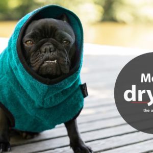 DRYUP-Mops-Petrol-new-Bademantel-Hundebademantel-Cape-Frotee-saugfähig-Auto-Wohnung