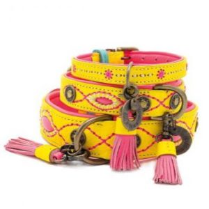 DWAM-Dog-with-a-mission-Hundehalsband-Halsband-weich-komfortabel-Leder-pink-gelb-Jessy.JPG
