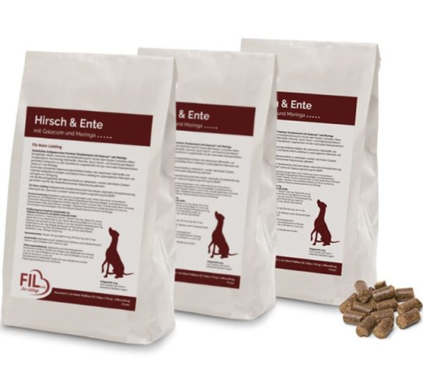 Fil Trockenfutter mit Hirsch und Ente 3x5kg
