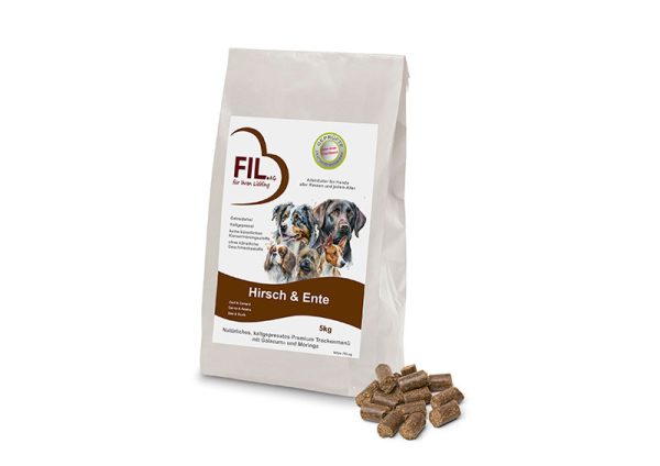 Fil Trockenfutter - Hundefutter - Hirsch & Ente 1x5kg