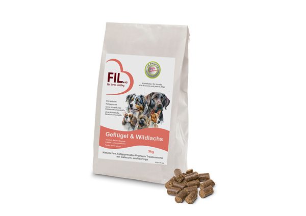 Fil Trockenfutter - Hundefutter - Geflügel & Wildlachs 1x5kg