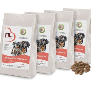 Fil Trockenfutter - Hundefutter - Geflügel & Wildlachs 4x5kg