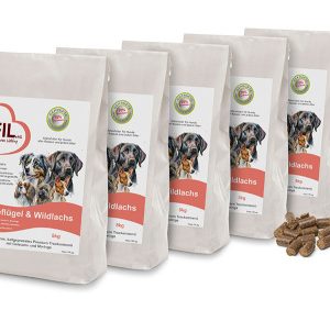 Fil Trockenfutter - Hundefutter - Geflügel & Wildlachs 5x5kg