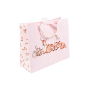 Geschenktuete-Kleinkind-rosa-Tiere-Reh-Geschenk-Saeugling-Baby