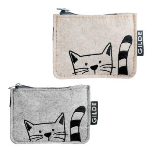 Gilde Handwerk-Katze-Katzenbande-Katzenliebhaber-Geschenk-Deko-weiss-Schluesselanhaenger-beige-hellgrau-1