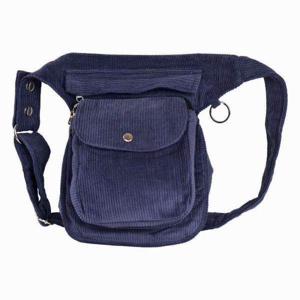 NijensHANNOVER HS 102 - Cord - Leckerlitasche - Bauchtasche - Gassitasche - lila