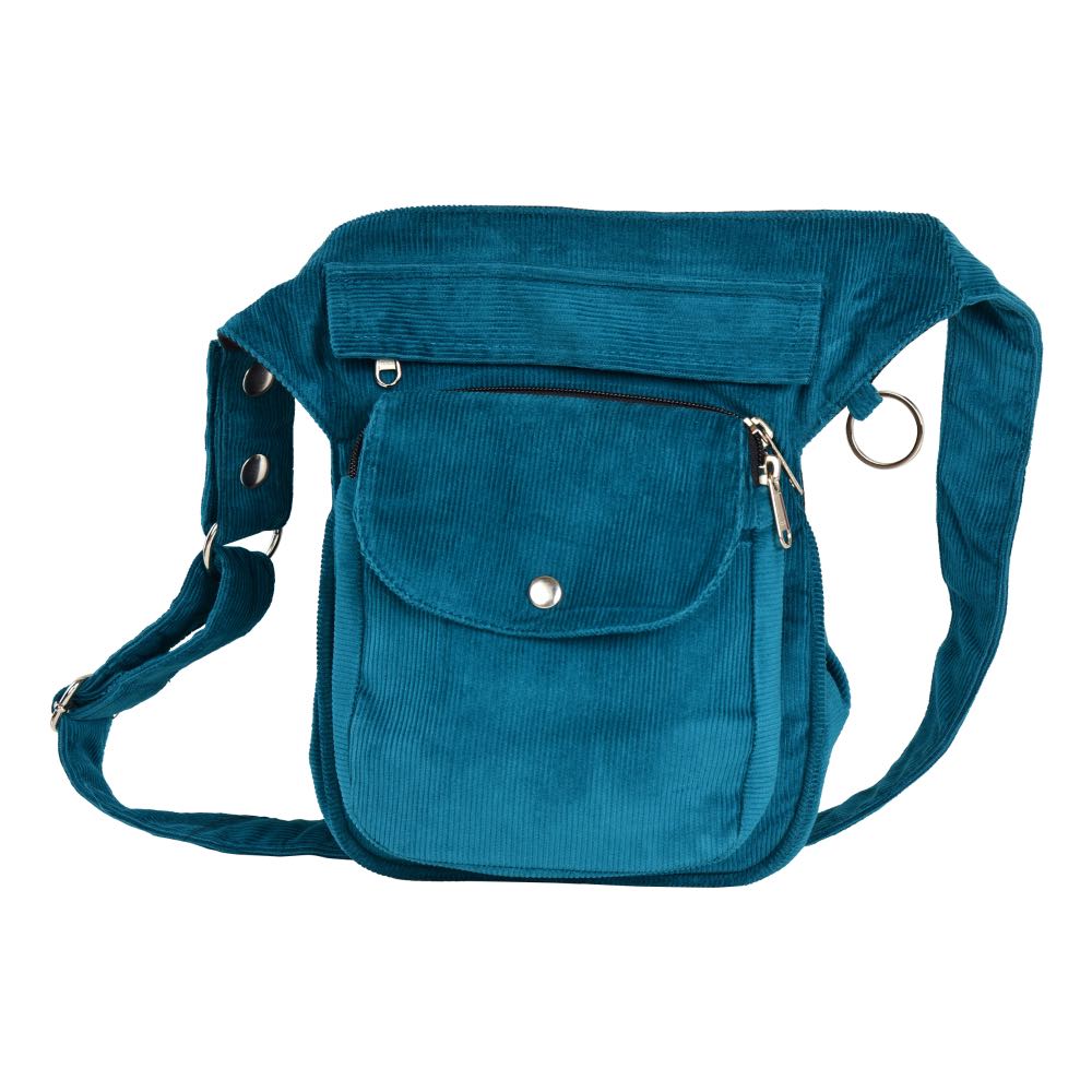 NijensHANNOVER HS 106 - Cord - Leckerlitasche - Bauchtasche - Gassitasche - petrol