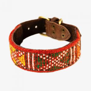 Halsband_Hundehalsband_Teppich_Kilim_Siliagattin_Leder_Rindsleder_multikolor_hochwertig