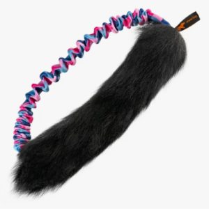 Hund-Hundespielzeug-Tugg e Nuff-Spiell-Spass-Fun-Lammfell-Ringschlepper-blau-pink-schwarz