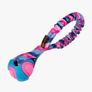 Hund-Hundespielzeug-Tugg e Nuff-Spiell-Spass-Fun-Poket Power ball-blau-pink-schwarz