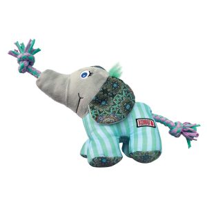 Hundespielzeug-Hund-Spielzeug-KONG-Carnival Elephant-Elefant-blau-grau
