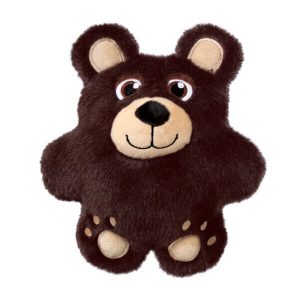 Hundespielzeug-Hund-Spielzeug-KONG-Holiday Snuzzles Bear-Baer-braun