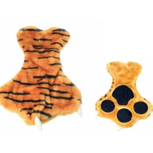 Hundespielzeug-Pfote-Spielzeug-Knisterpfote-Knisterinlay-Tiger