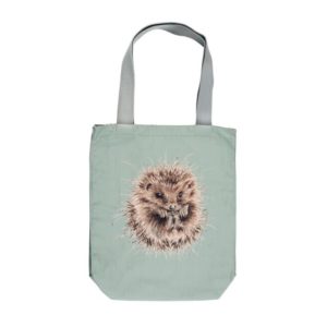 Igel-Canvas Bag-Shopping-Shopping Bag-Hedgehog-gruen-1