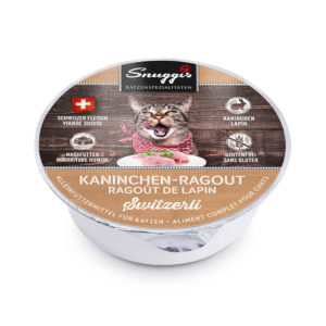 Katzenfutter-Katze-Nassfutter-Ragout-Getreidefrei-Pfoetli-Shop-Snuggies-Switzerli-Kaninchen