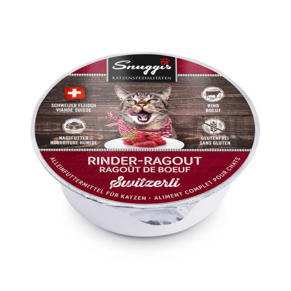 Katzenfutter-Katze-Nassfutter-Ragout-Getreidefrei-Pfoetli-Shop-Snuggies-Switzerli-Rind