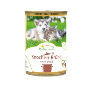 Knochenbruehe-Nahrungsergaenzung-Hund-Katze-Krankes Tier-Wild