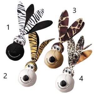 Kong-Wubba-Floppi-Ears-Hundespielzeug-Dog-toy-tierisch-braun-weiss-schwarz