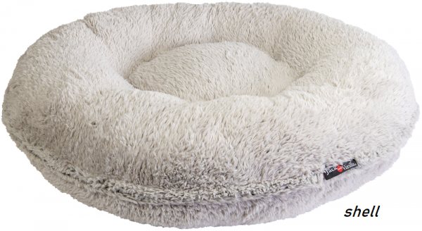 Kuschelpuff-Donut-Puff-Hundebett-Hundedonut-shell-beige-Hundetraeume