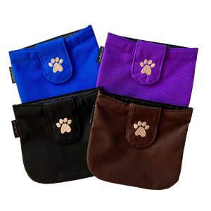 Leckerlibeutel-Guddibeutel-Woofhoof-schwarz-braun-lila-rosa-blau-tasche-in-tasche-magnet-saubere-Hosentaschen-1