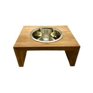 Napf-Fressnapf-Futternapf-Hund-Katze-Holz-Metall