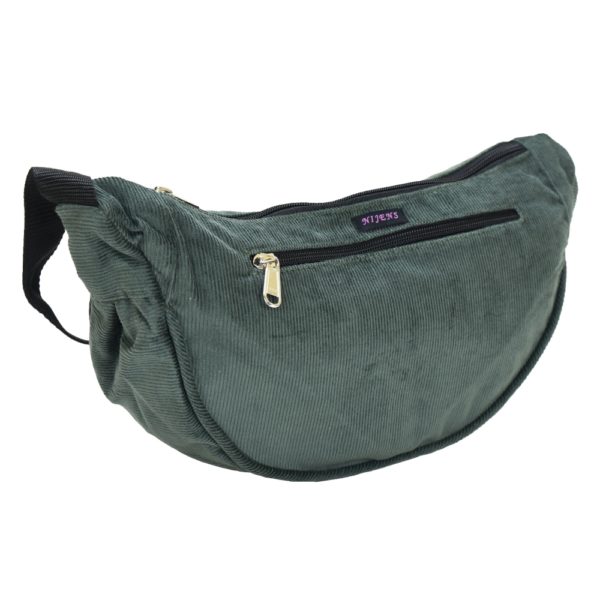 Nijens Rishikesh Crossbag aus Cord oliv