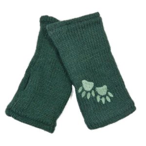 Nijens-Pulswaermer-Amedisli-Handschuhe-Schurwolle-Pfotendesign-Fleece-Innenfutter-kuschlig-weich-Spaziergang-Winter-Hund-gruen-53