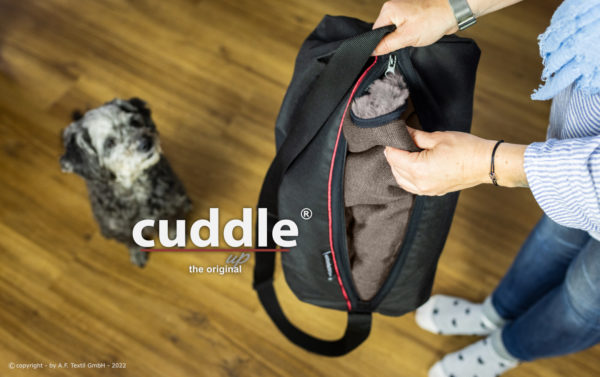 Hundebett - Cuddle Up taupe - 4 Grössen – Bild 5