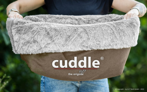 Hundebett - Cuddle Up taupe - 4 Grössen – Bild 3